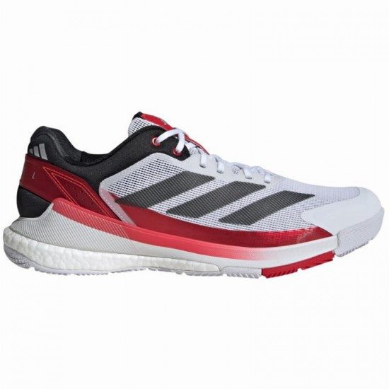 Adidas Crazyquick Boost Padel Schoen  White Black