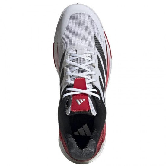 Adidas Crazyquick Boost Padel Schoen  White Black