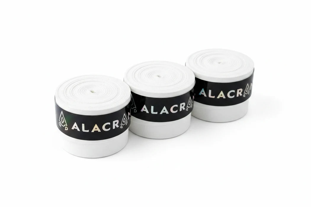 Alacran Smooth Witte Overgrip – 3 Stuk
