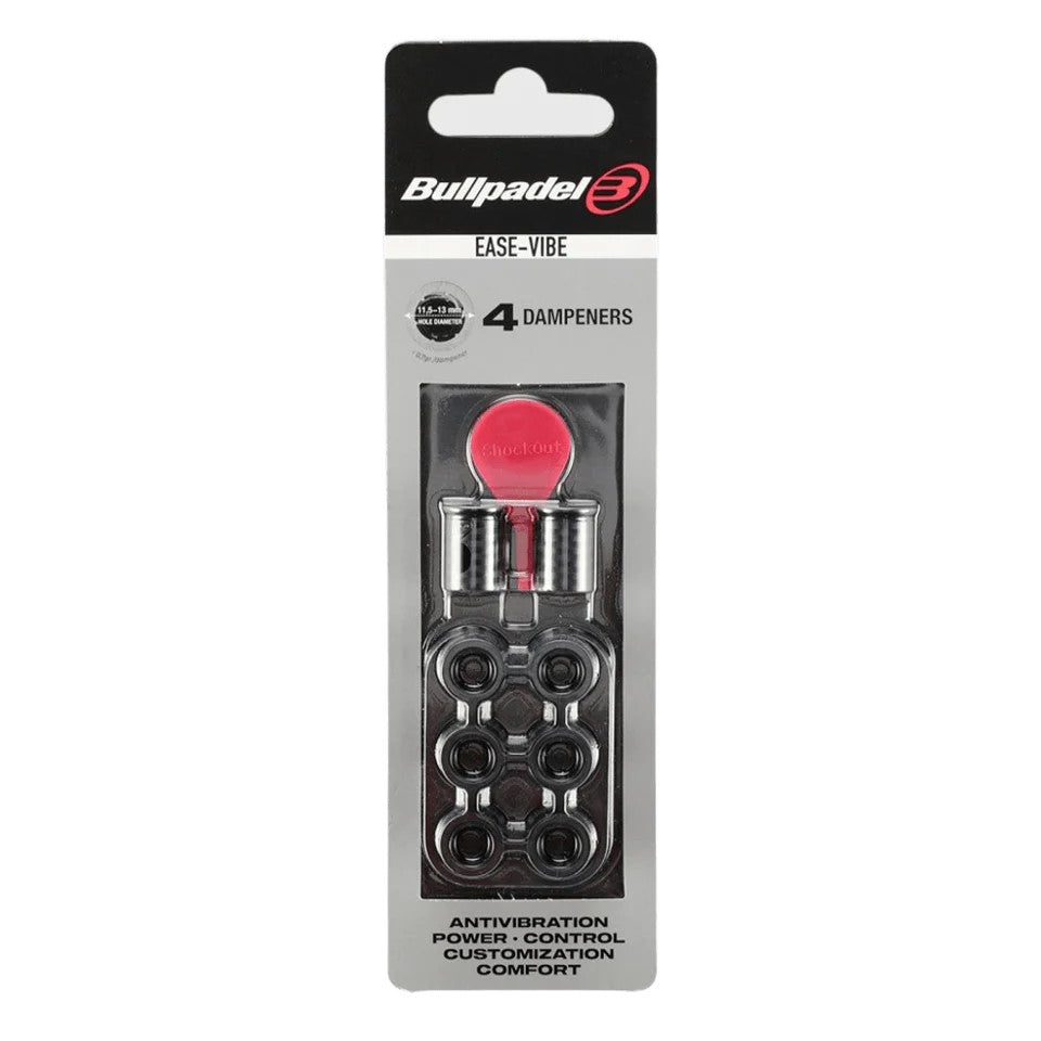 Bullpadel Ease Vibe Schokdempers - Zwart